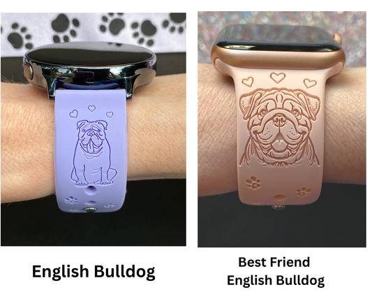 English Bulldog Samsung Galaxy Watch Band