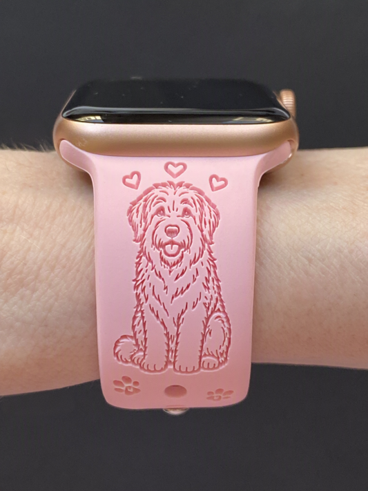Old English Sheepdog Dog Watch Band For Apple Watch