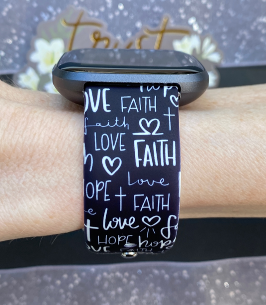 Faith Fitbit Versa 1/2 Watch Band