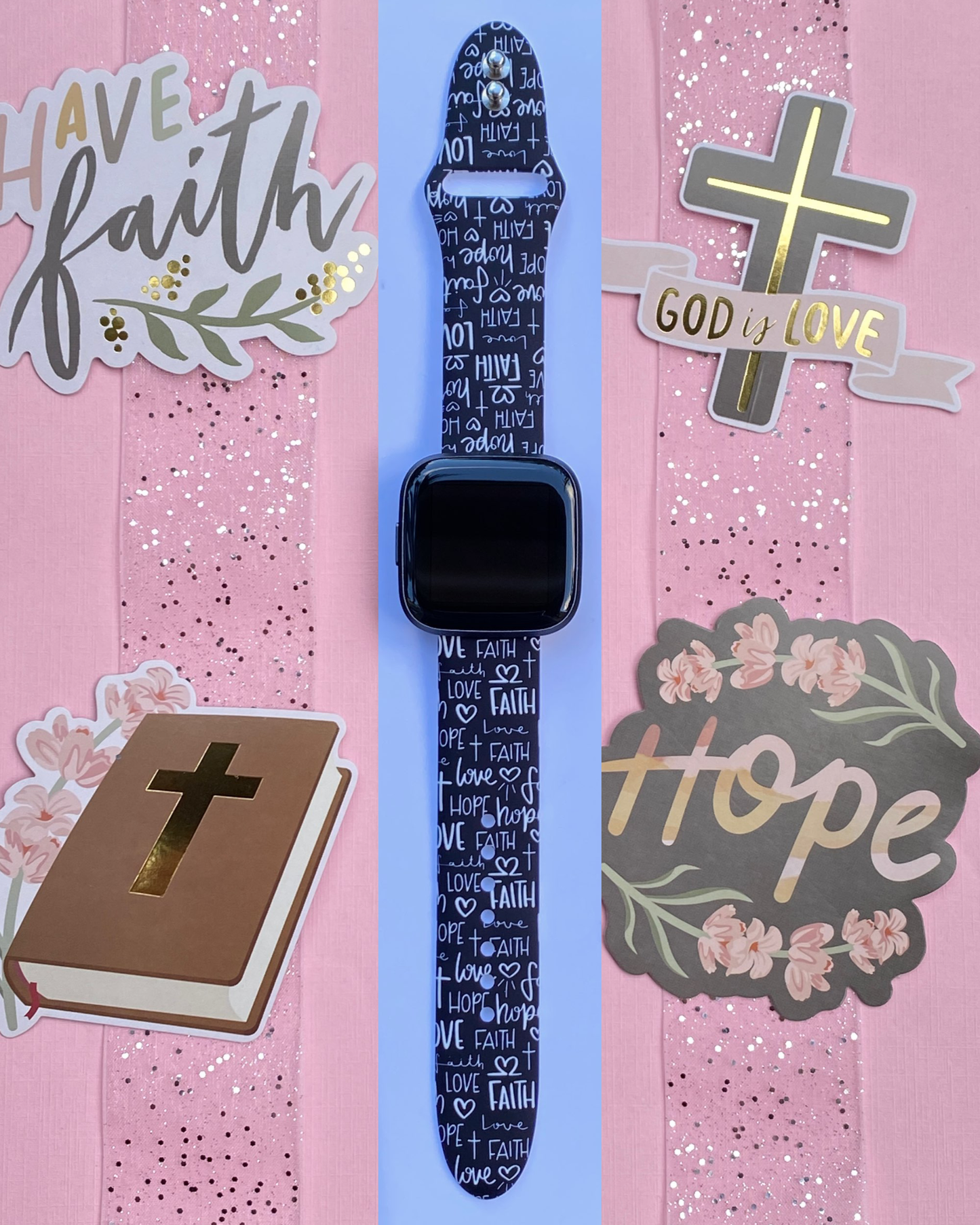 Faith Fitbit Versa 1/2 Watch Band