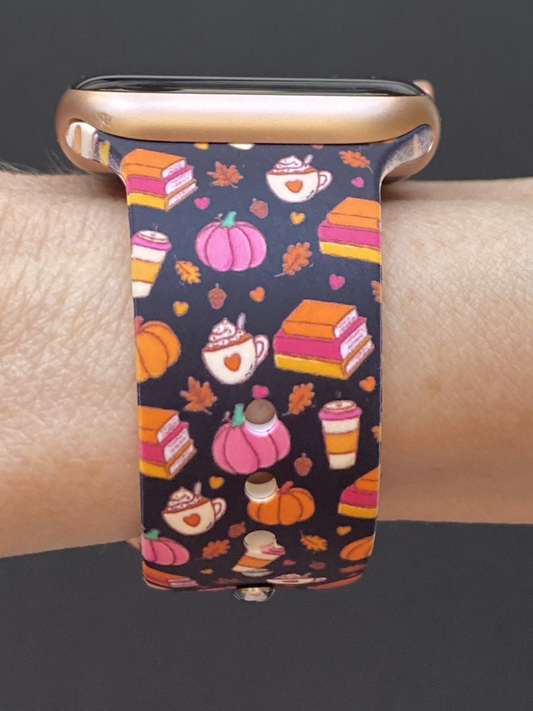 Fall Book Lover Watch Band For Apple Watch