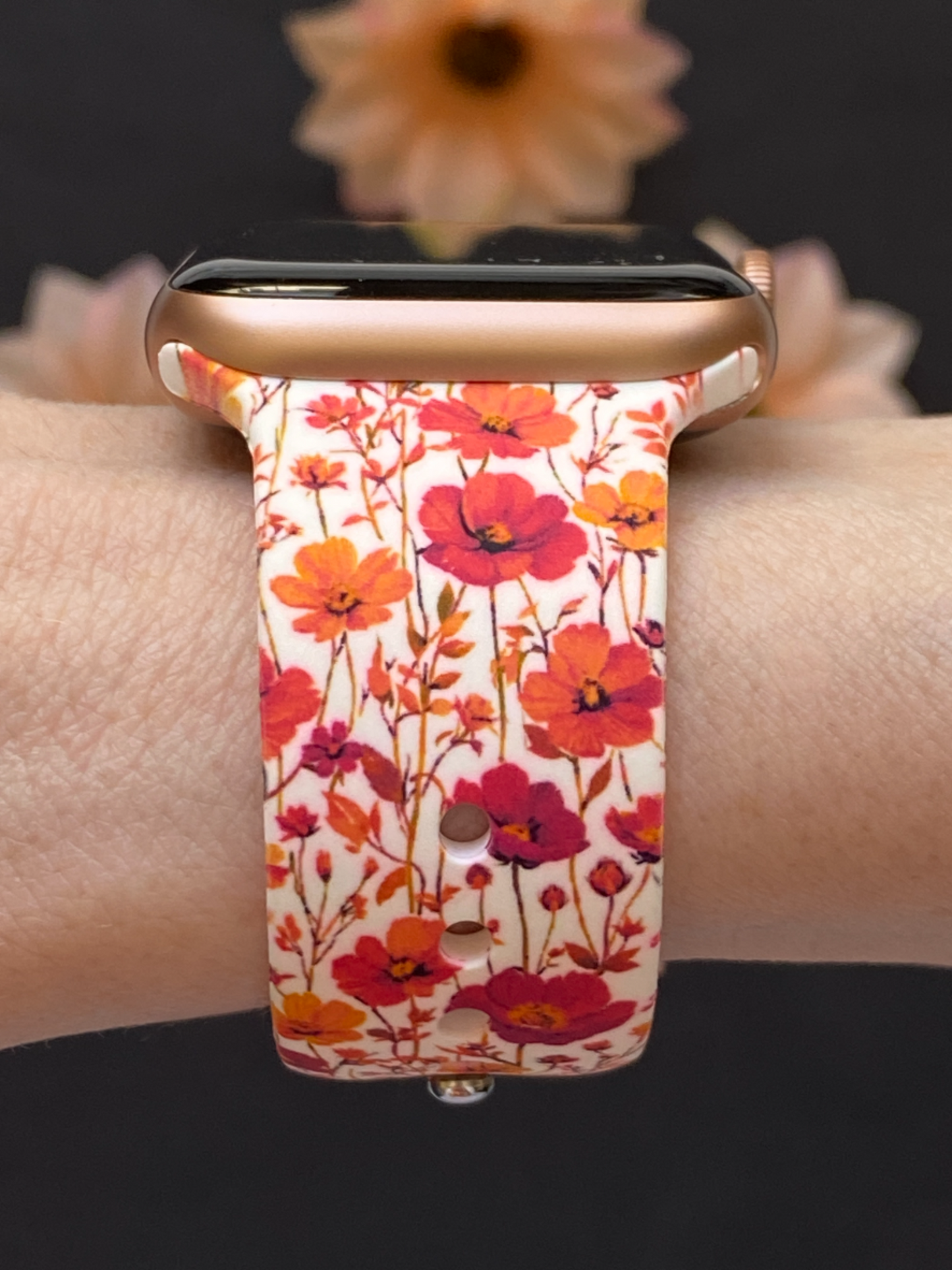 Fall Wildflowers Watch Band For Apple Watch