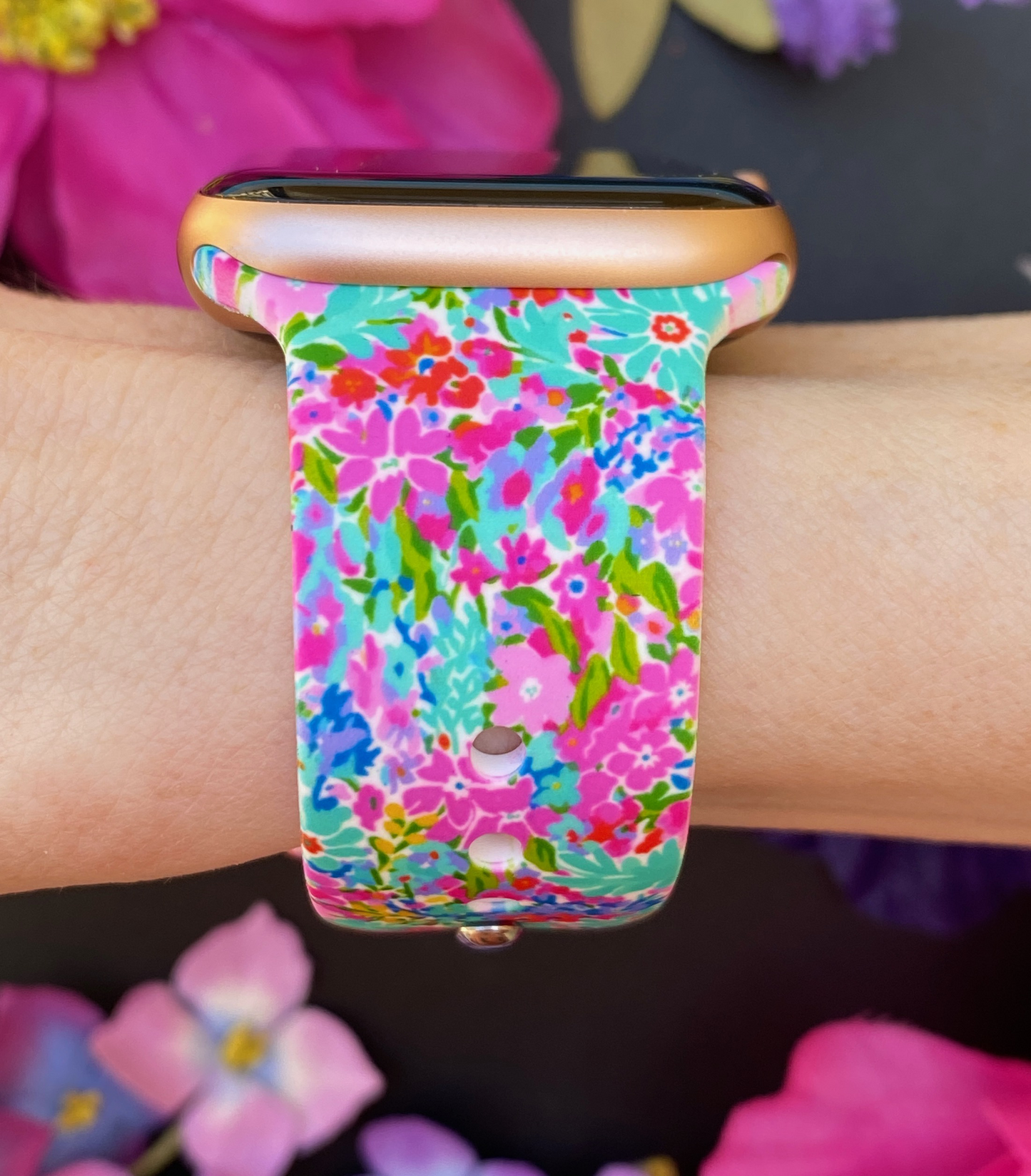 Field of Flowers Watch Band For Apple Watch