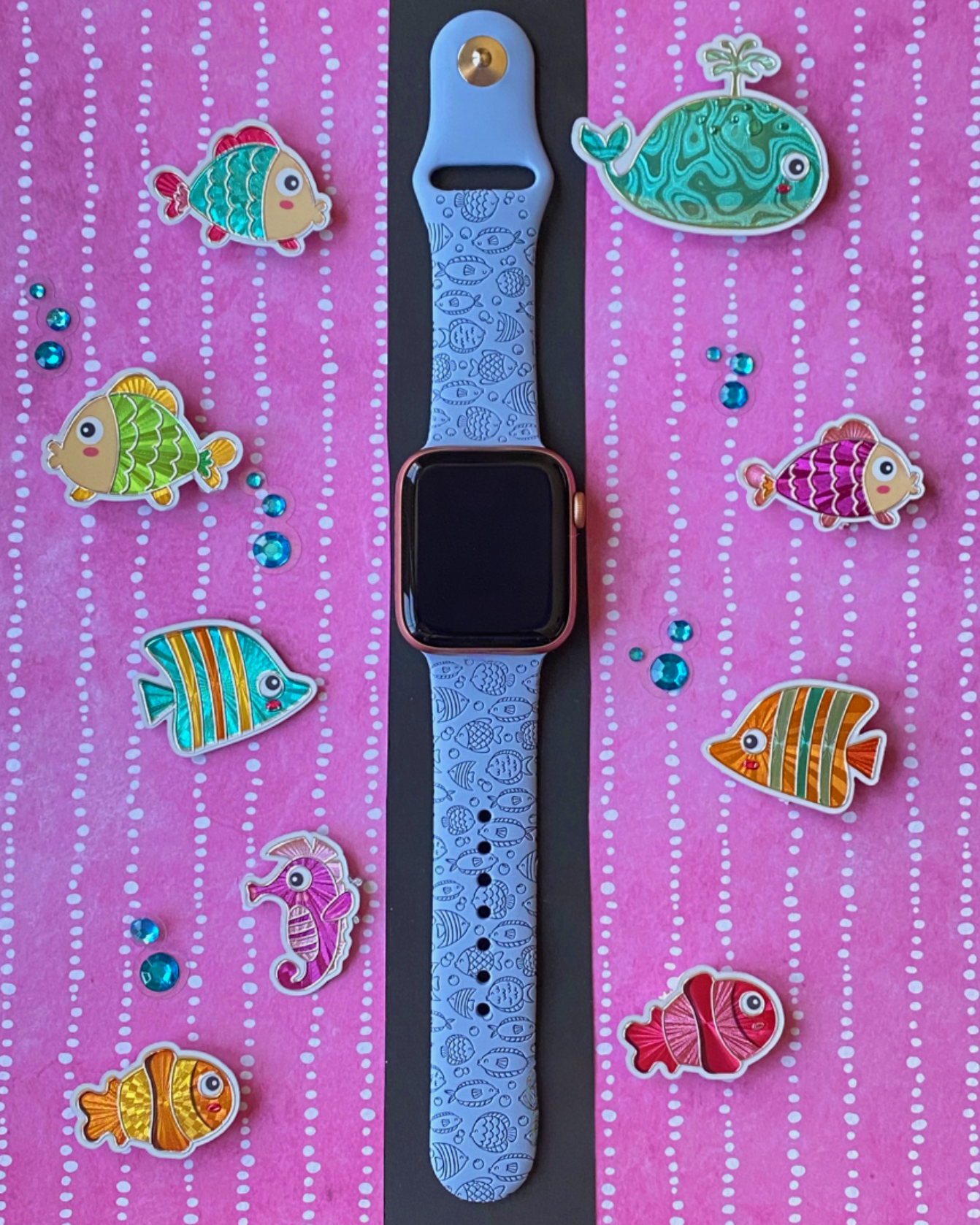 Tropical Fish Watch Band For Apple Watch