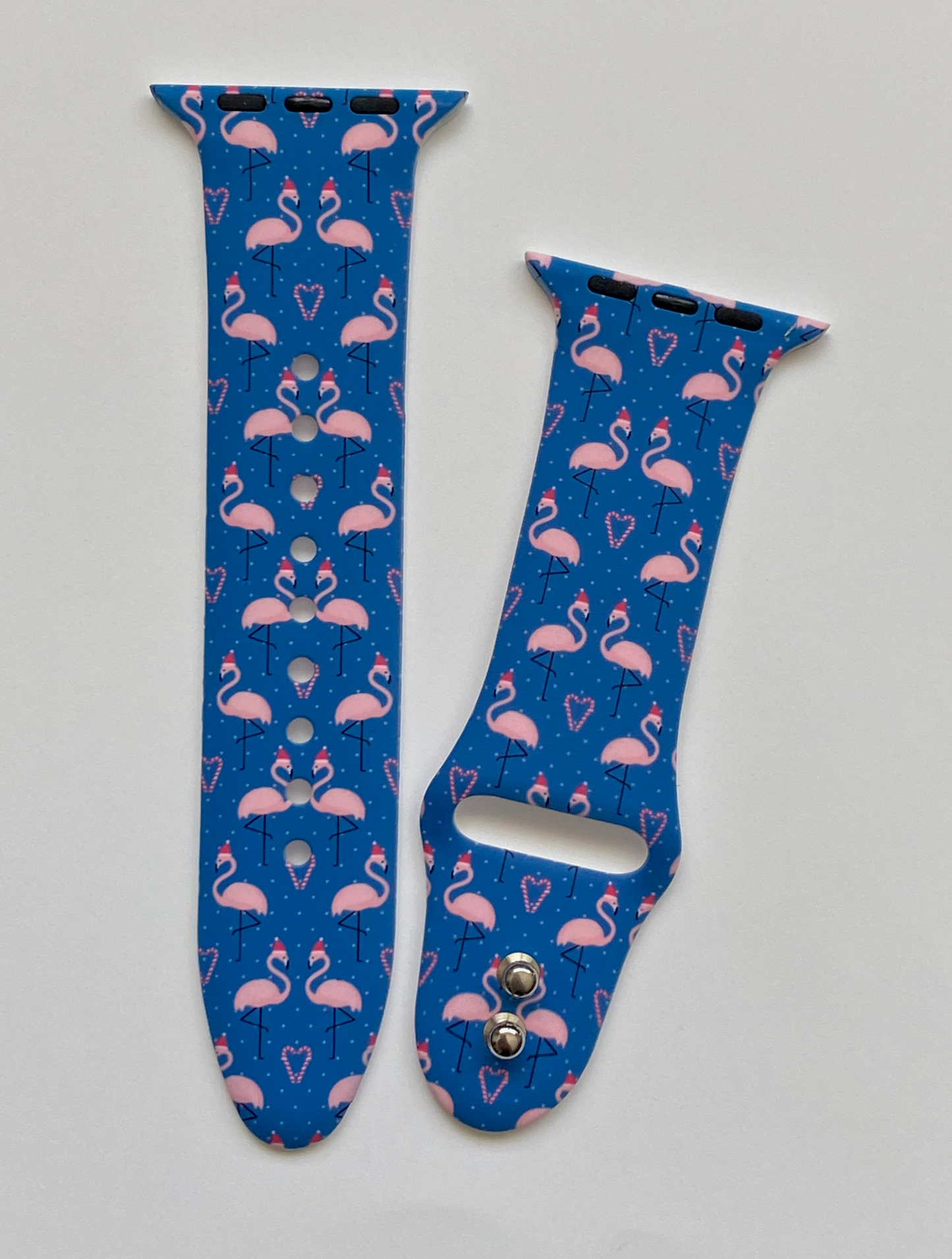 Flamingo Christmas Watch Band For Apple Watch