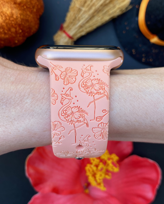 Halloween Flamingo Watch Band For Apple Watch