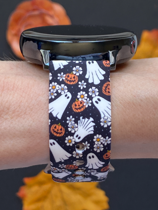 Floral Ghosts Samsung Galaxy Watch Band