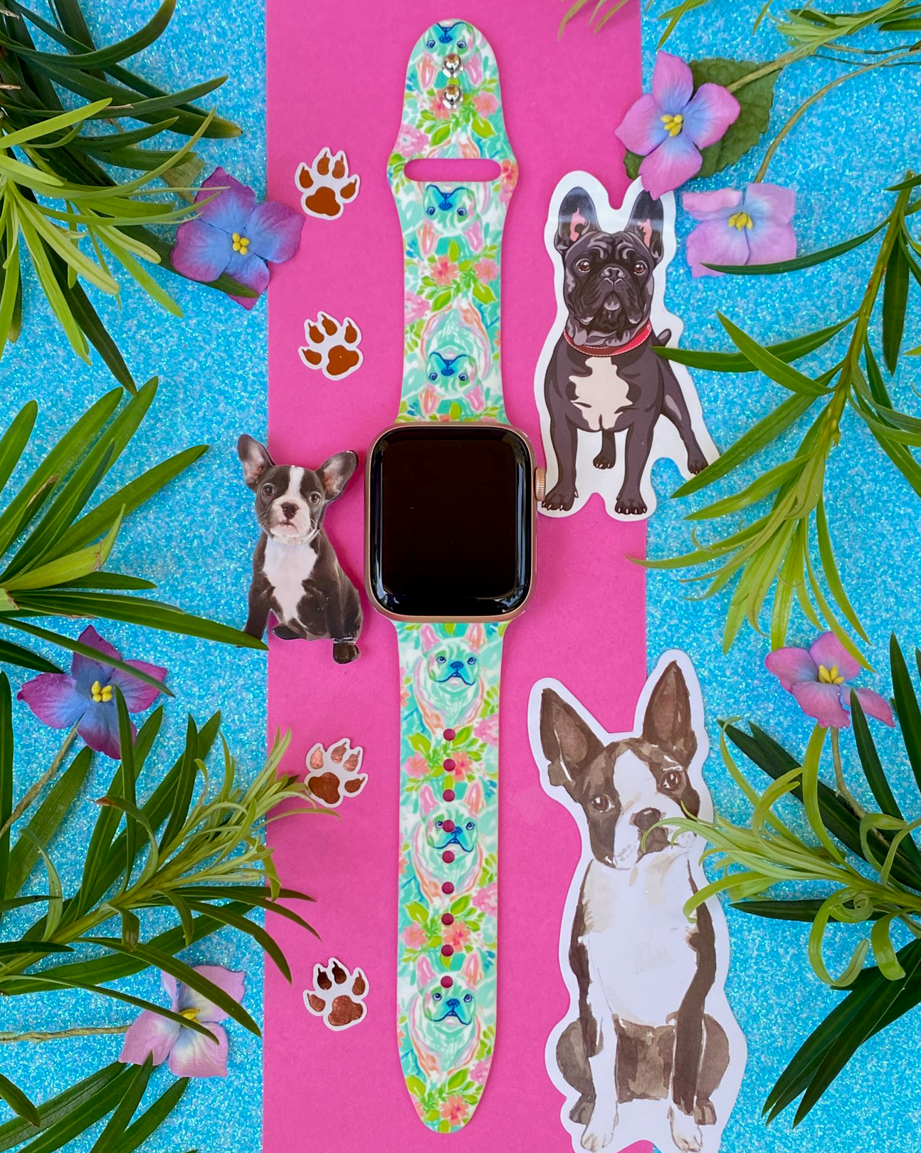Frenchies Dog Watch Band For Apple Watch