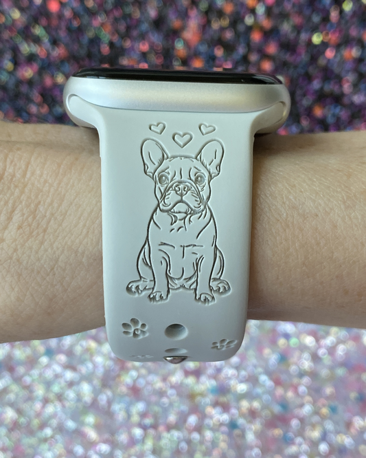 French Bulldog Dog Watch Band For Apple Watch