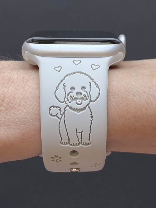 Bichon Frise Dog Watch Band For Apple Watch