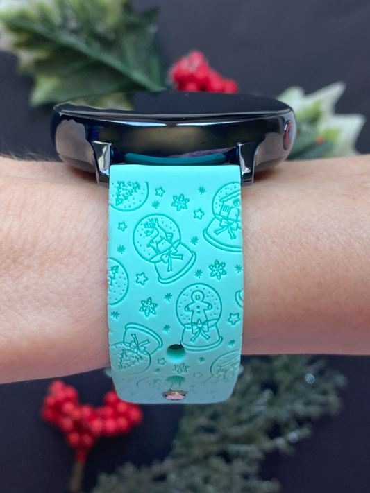 Snow Globes 20mm Samsung Galaxy Watch Band