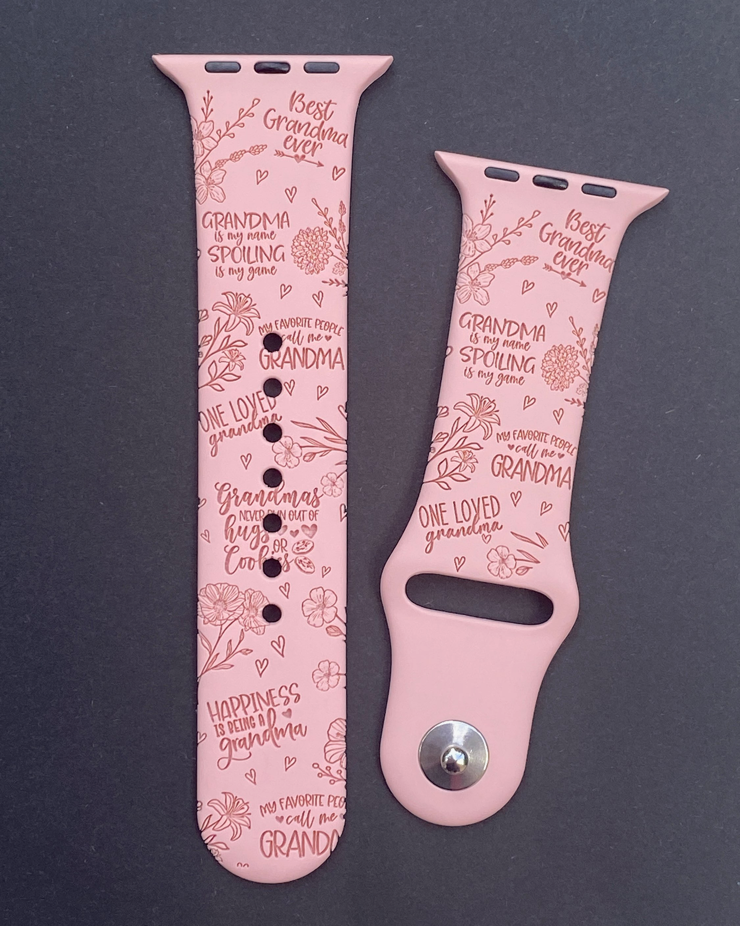Grandma Floral Watch Band For Apple Watch