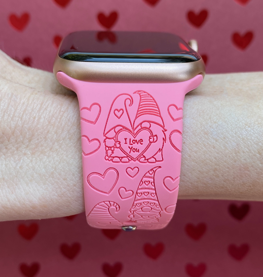 Gnomes Valentines Watch Band For Apple Watch