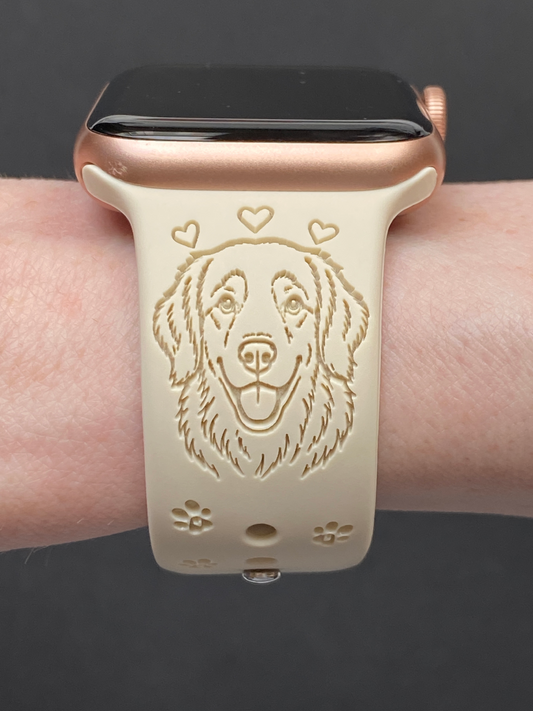 Cute Golden Retriever Watch Band For Apple Watch