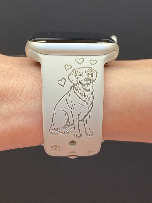Golden Retriever Dog Watch Band For Apple Watch