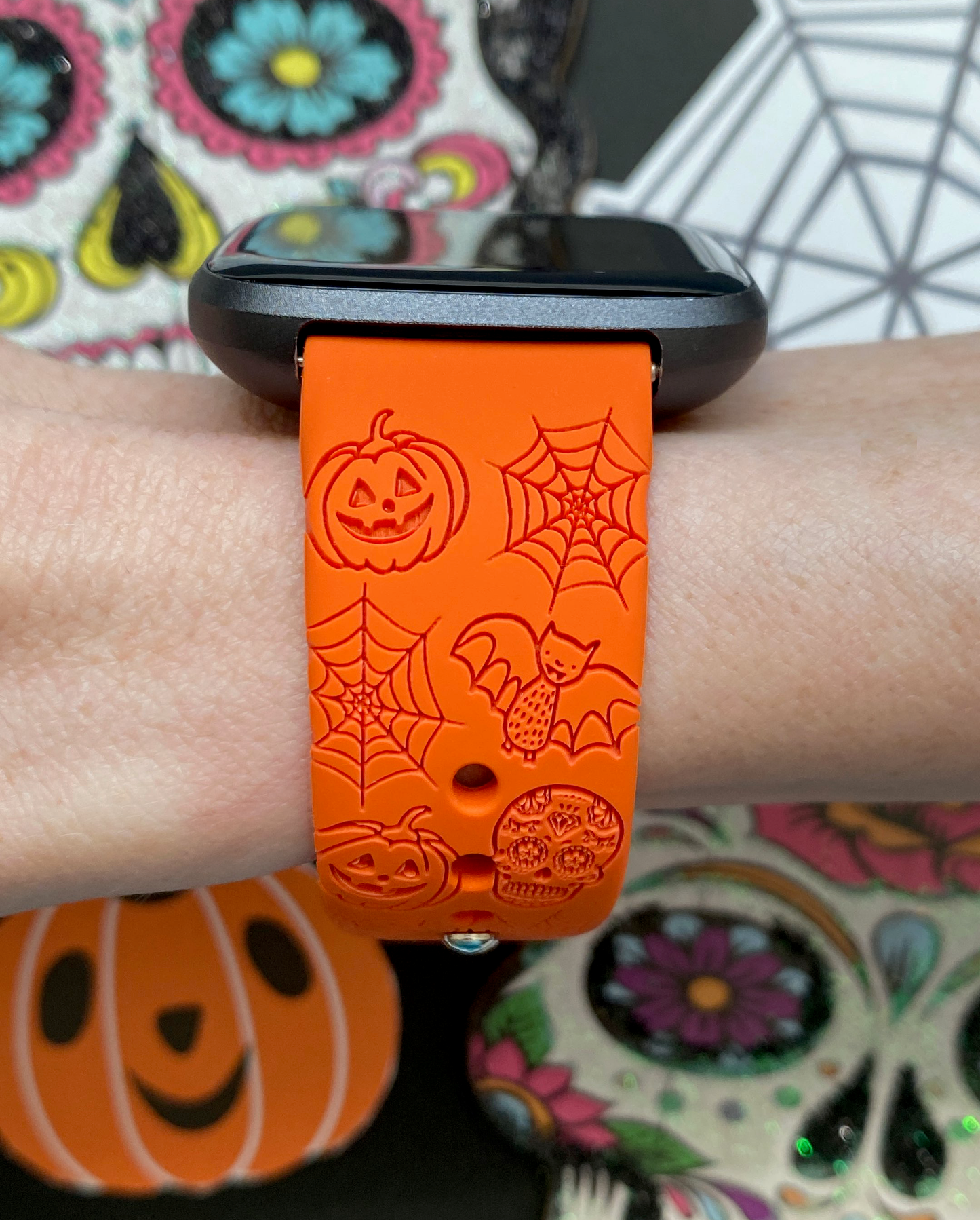 Spooky Halloween Fitbit Versa 1/2 Watch Band