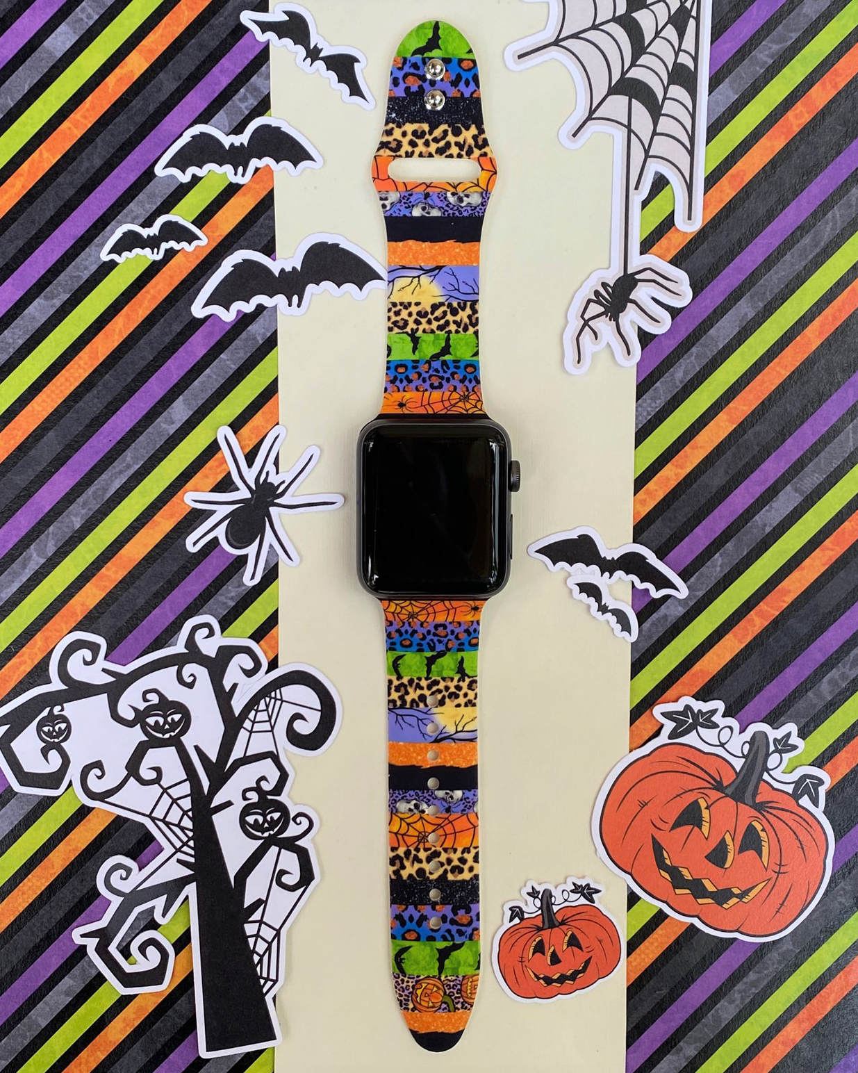 Halloween Apple Watch Silicone Engraved Band Lux Bands Shop