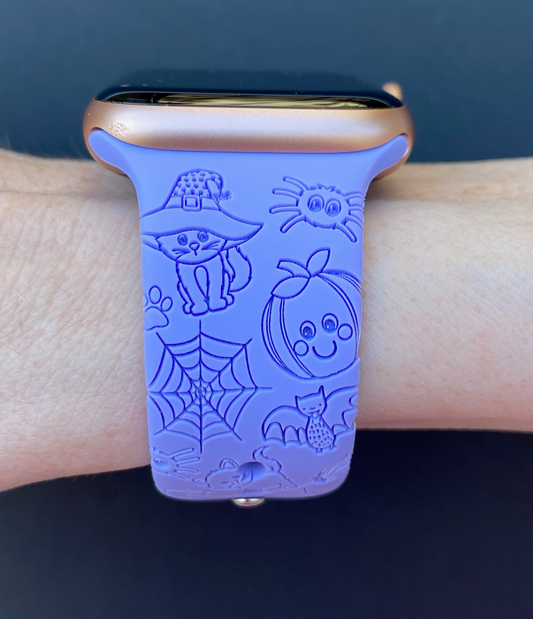 Halloween Cat Lover Watch Band For Apple Watch