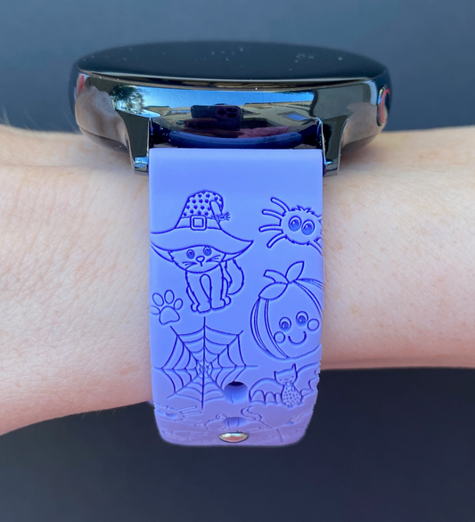 Halloween Cat Lover 20mm Samsung Galaxy Watch Band