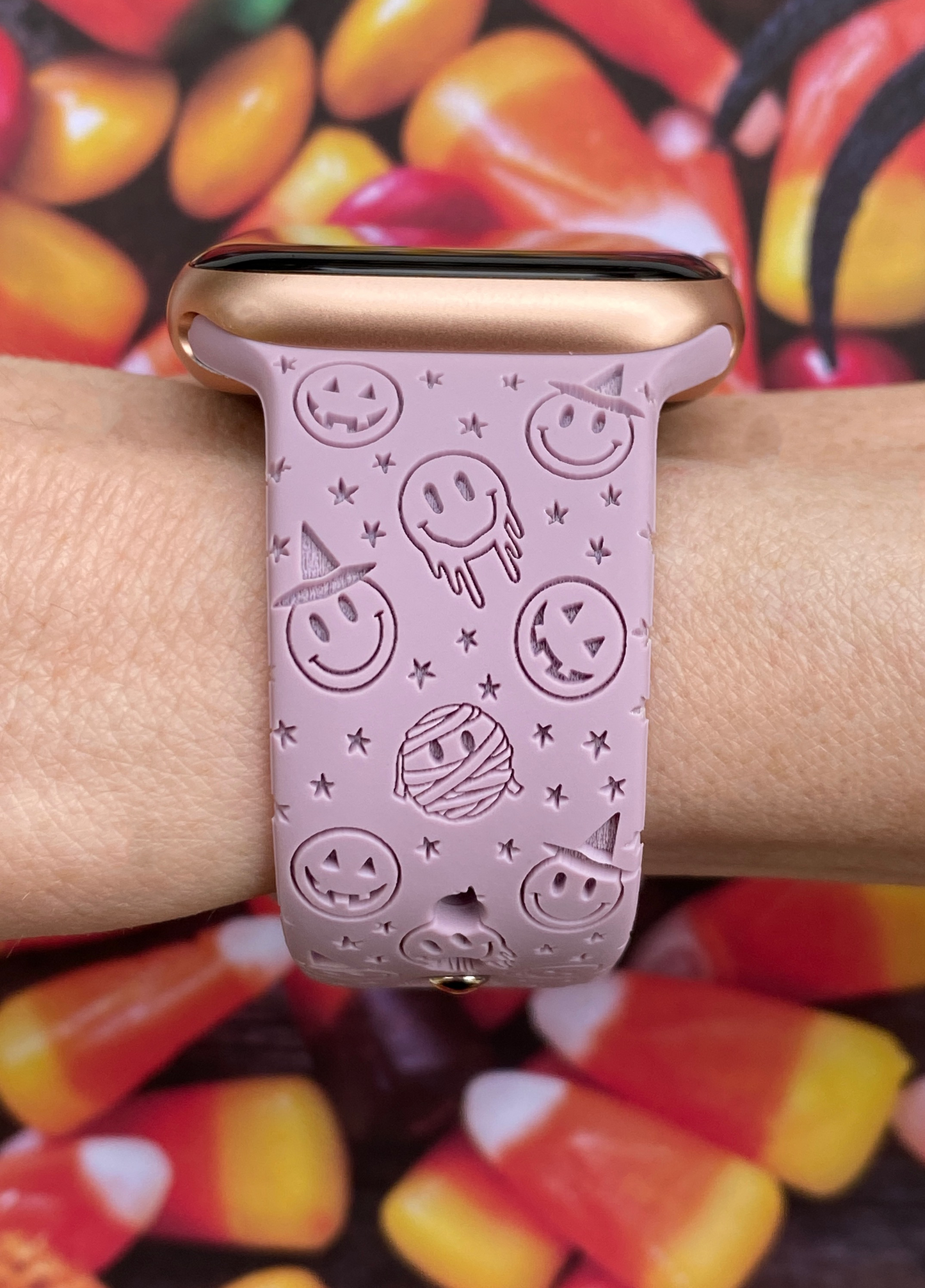 Spooky Smiley Apple Watch Band