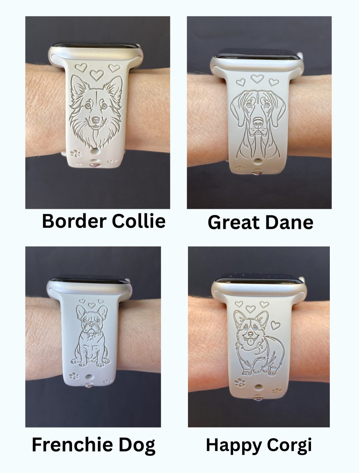 Dog Breed (#3) Fitbit Versa 3/Versa 4/Sense/Sense 2 Watch Band