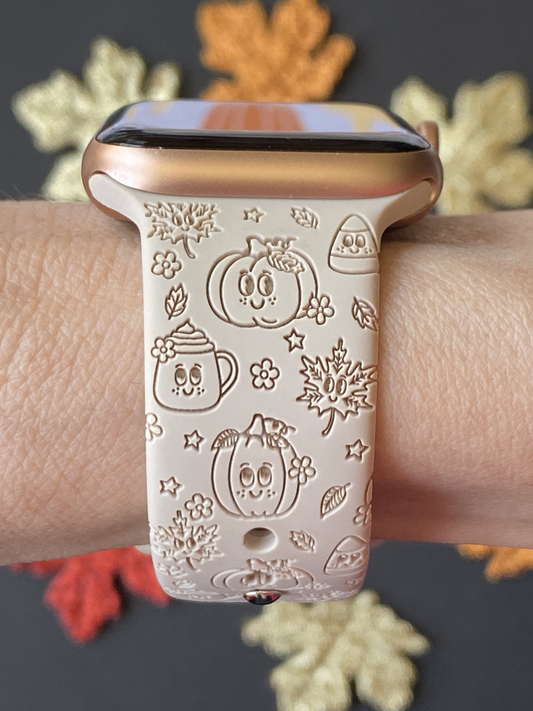 Happy Pumpkins Watch Band For Apple Watch