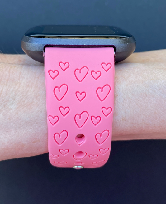Hearts Fitbit Versa 1/2 Watch Band