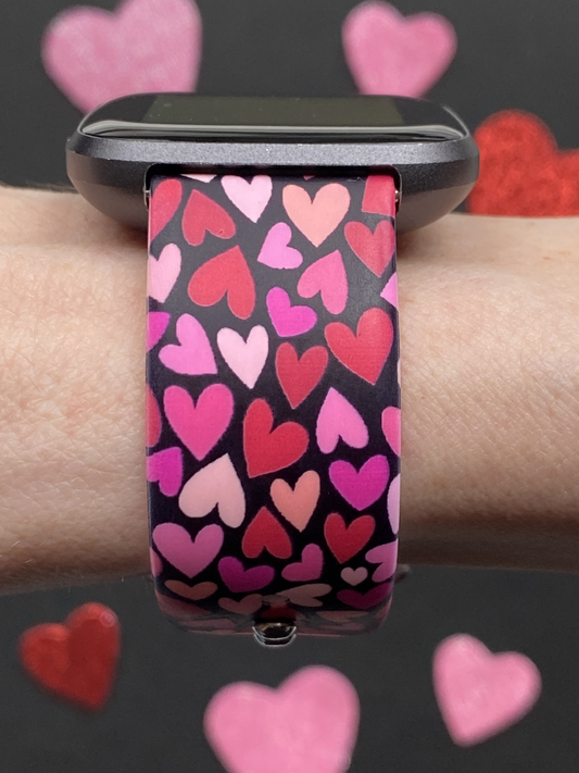 Valentine Hearts Fitbit Versa 1/2 Watch Band