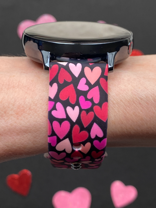Valentine Hearts Samsung Galaxy Watch Band