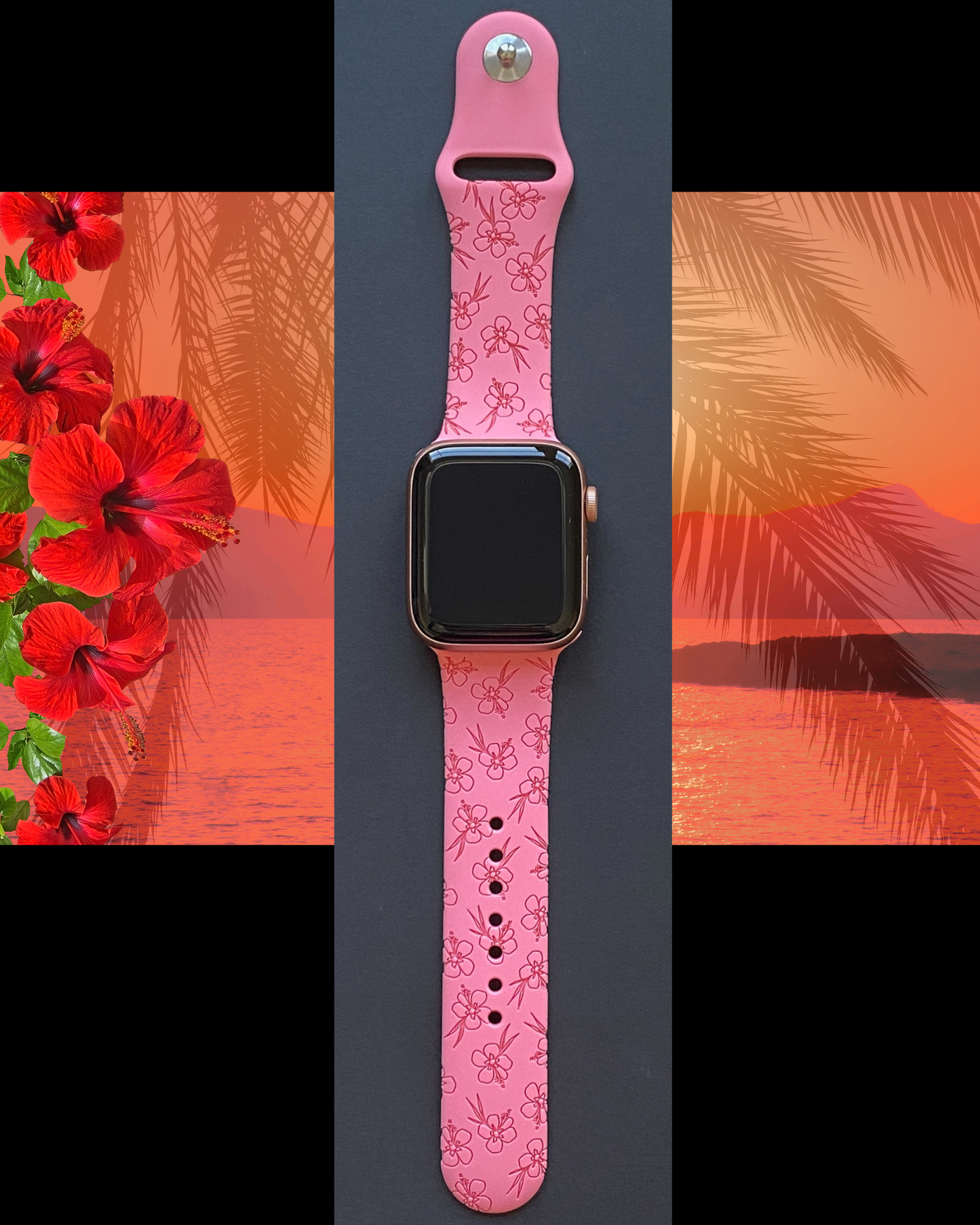 Hibiscus Lover Watch Band For Apple Watch