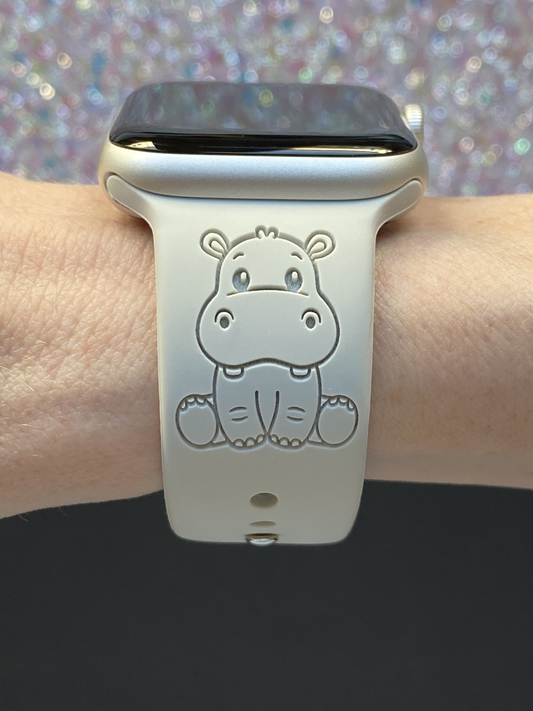 Cute Hippopotamus Watch Band For Apple Watch