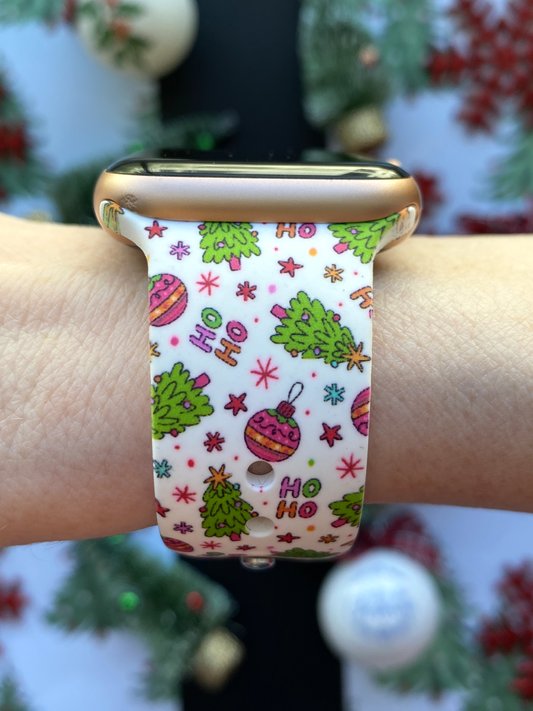 Rockin' Christmas Tree Watch Band For Apple Watch