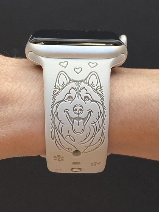 Siberian Husky Dog Watch Band For Apple Watch