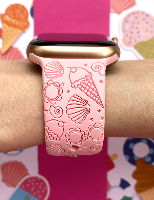 Summer Ice Cream Watch Band For Apple Watch