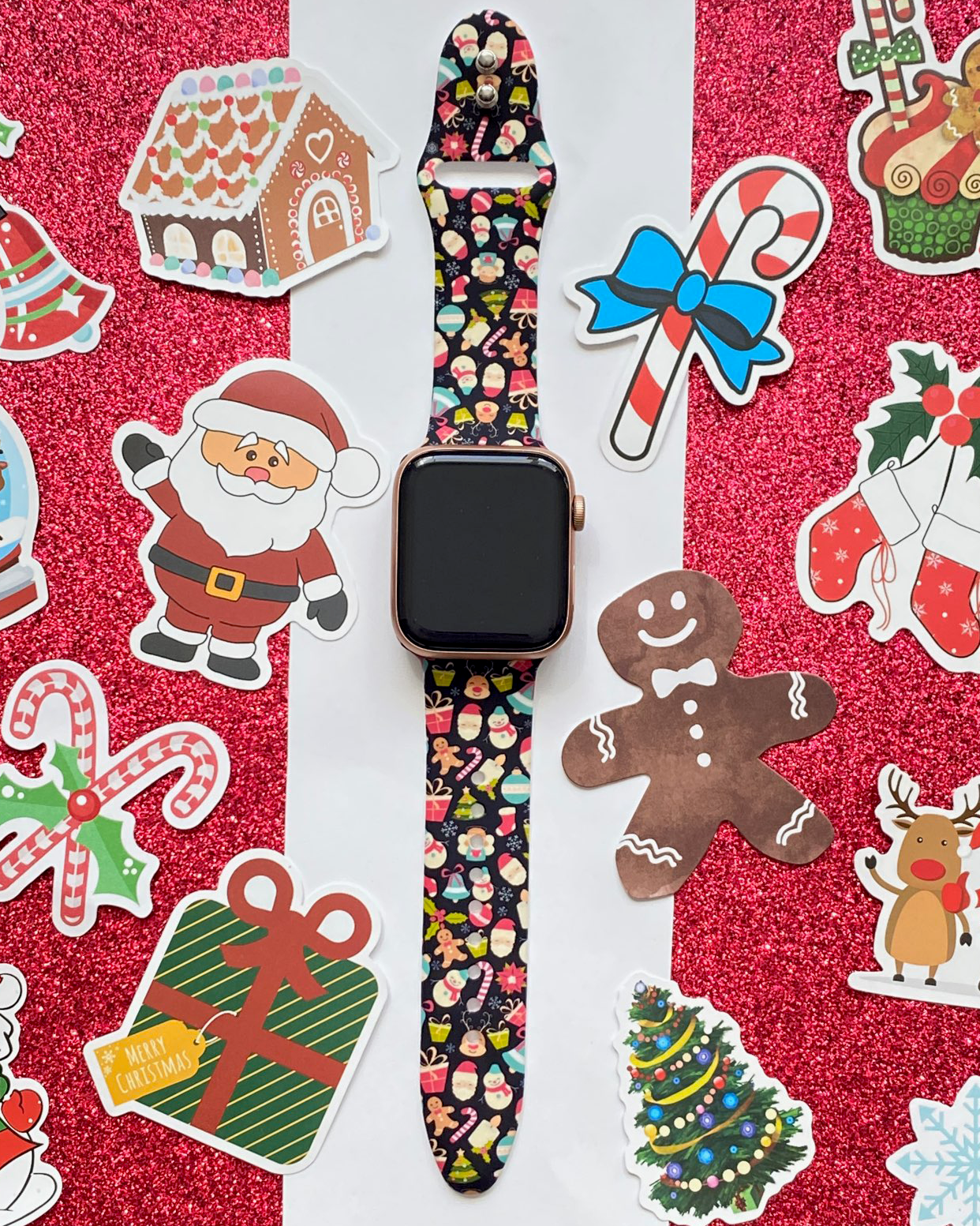 Jolly Christmas Watch Band For Apple Watch