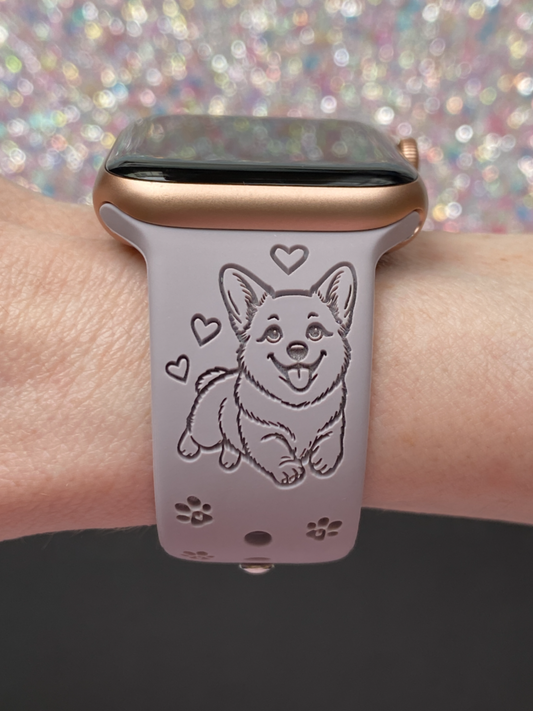 Joyful Corgi Dog Watch Band For Apple Watch