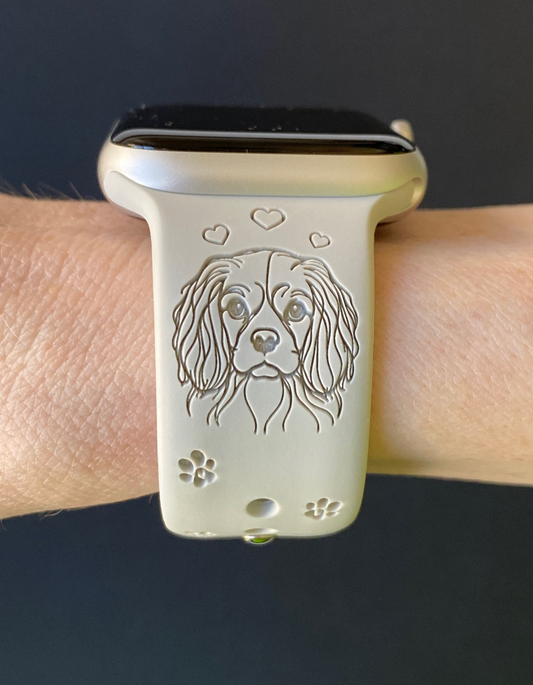 Cavalier King Charles Spaniel Dog Watch Band For Apple Watch