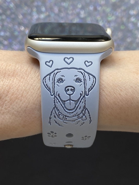Happy Labrador Dog Watch Band For Apple Watch