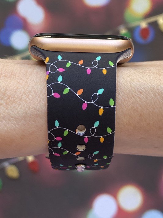 String Christmas Lights Watch Band For Apple Watch