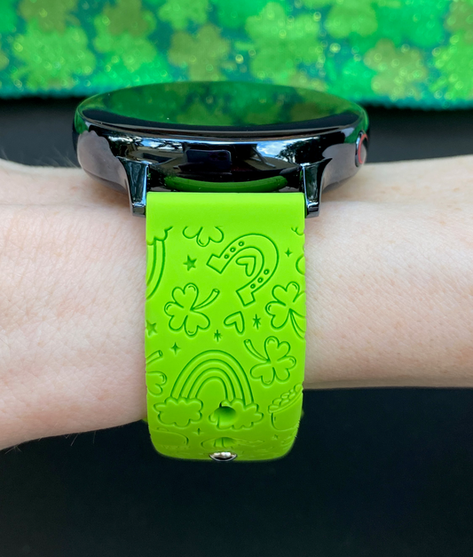 Lucky St. Patrick's Day Clover 20mm Samsung Galaxy Watch Band