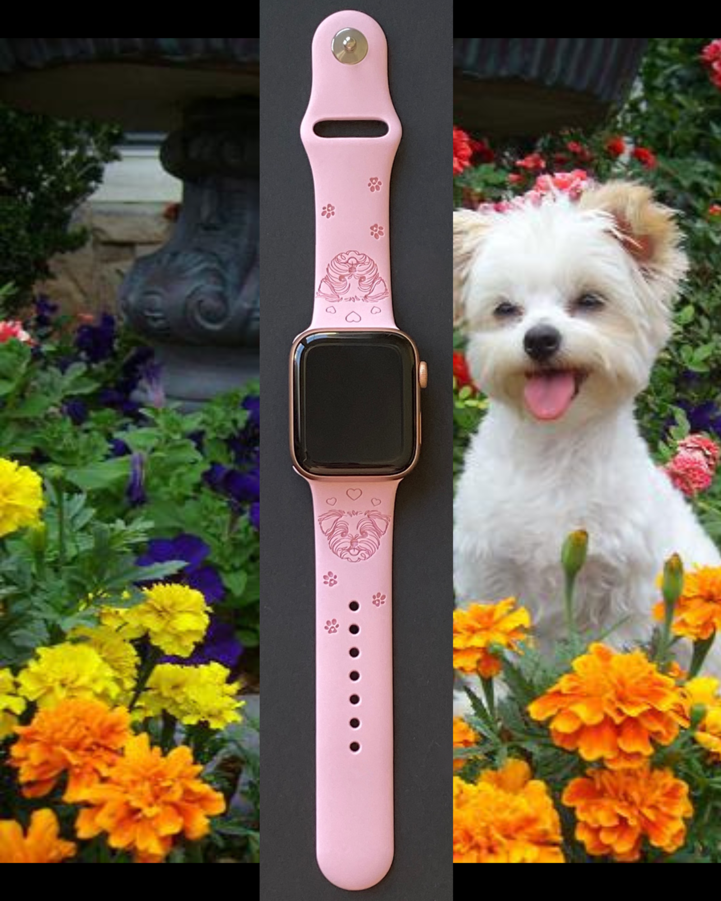 Maltese Dog Watch Band For Apple Watch