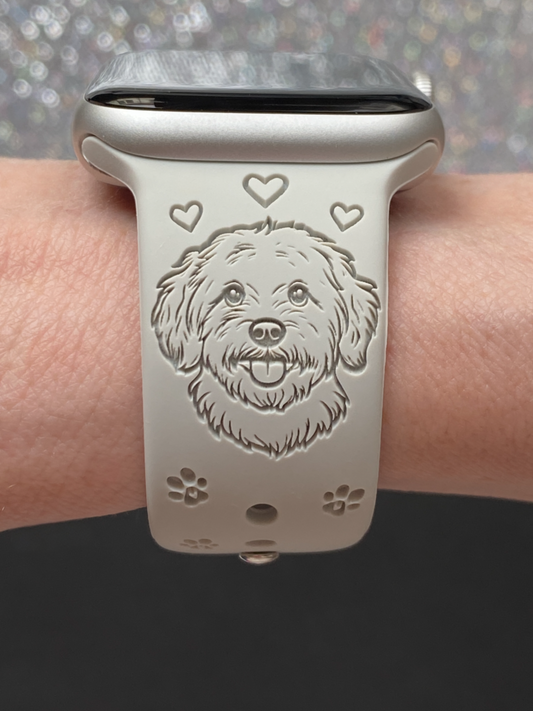 Maltipoo Dog Watch Band For Apple Watch