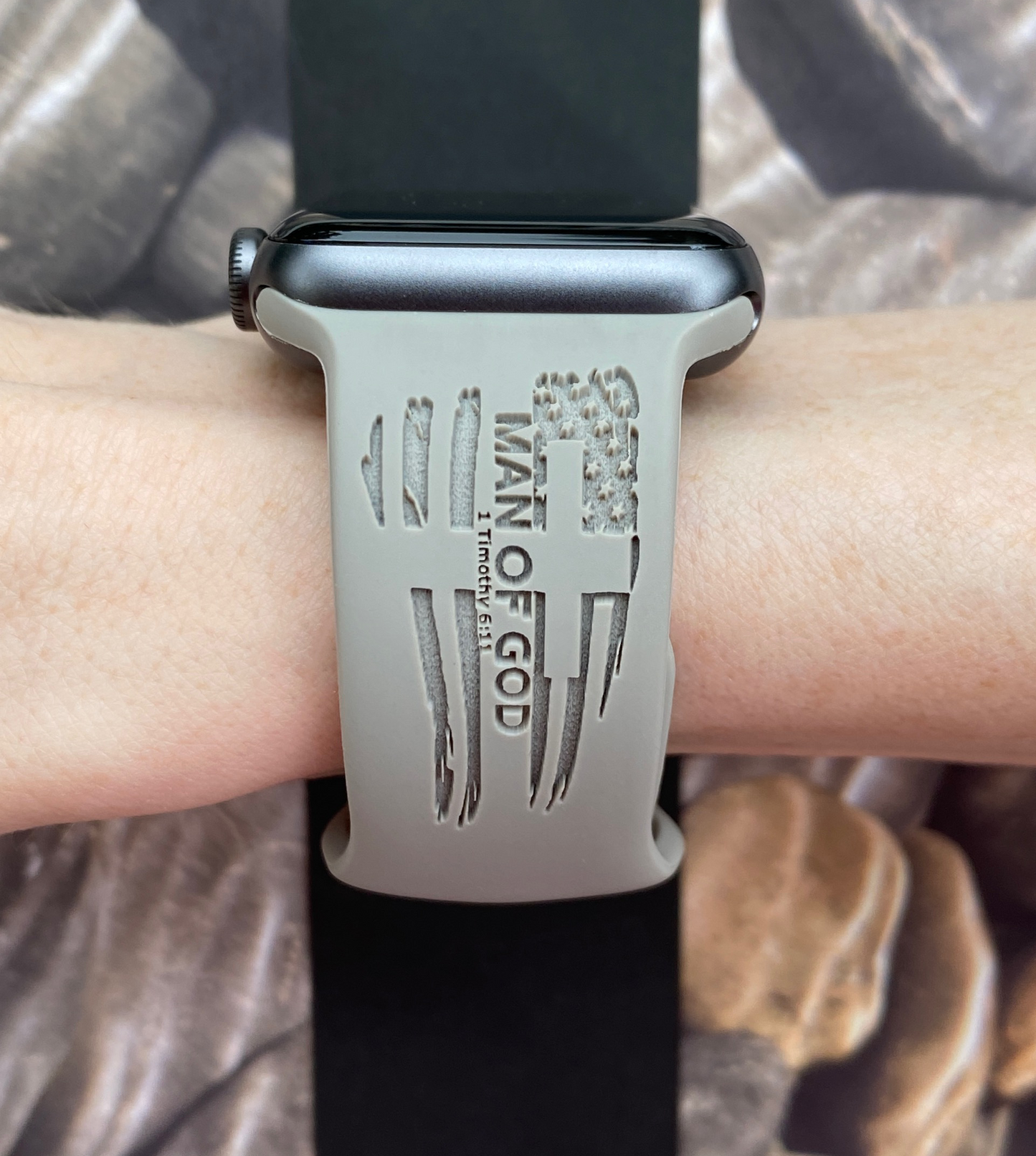 Man of God Cross Watch Band For Apple Watch