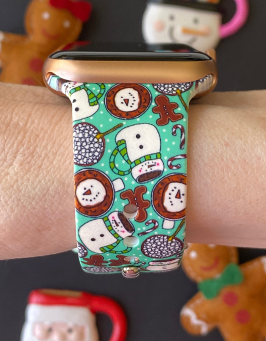Marshmallow Cocoa Watch Band For Apple Watch
