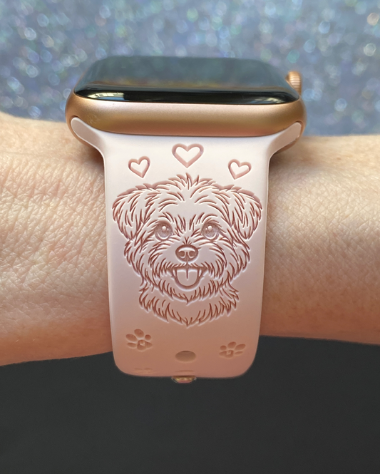 Morkie Dog Watch Band For Apple Watch