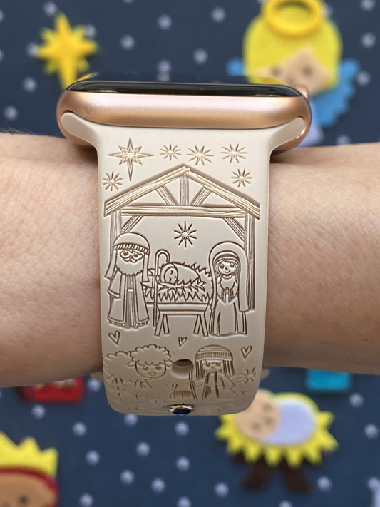 Nativity Scene Watch Band For Apple Watch