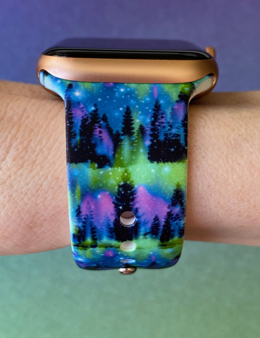 Northern Lights Watch Band For Apple Watch