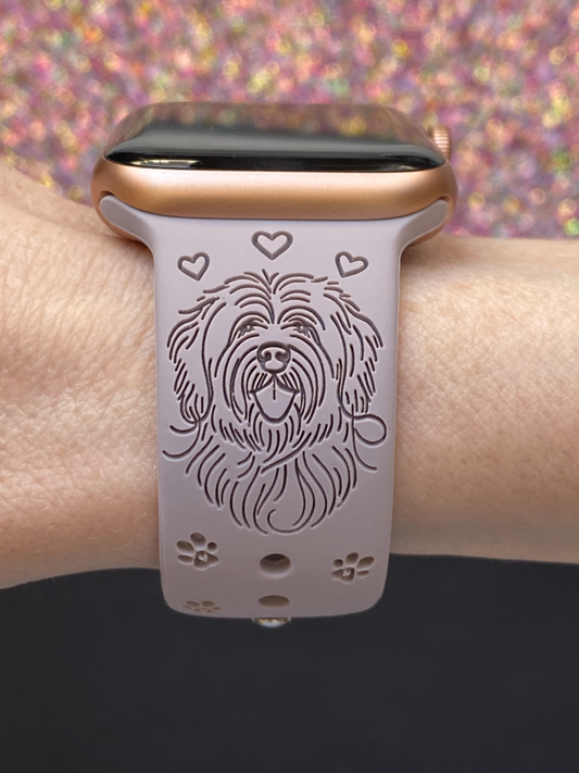 Old English Sheepdog Dog Watch Band For Apple Watch