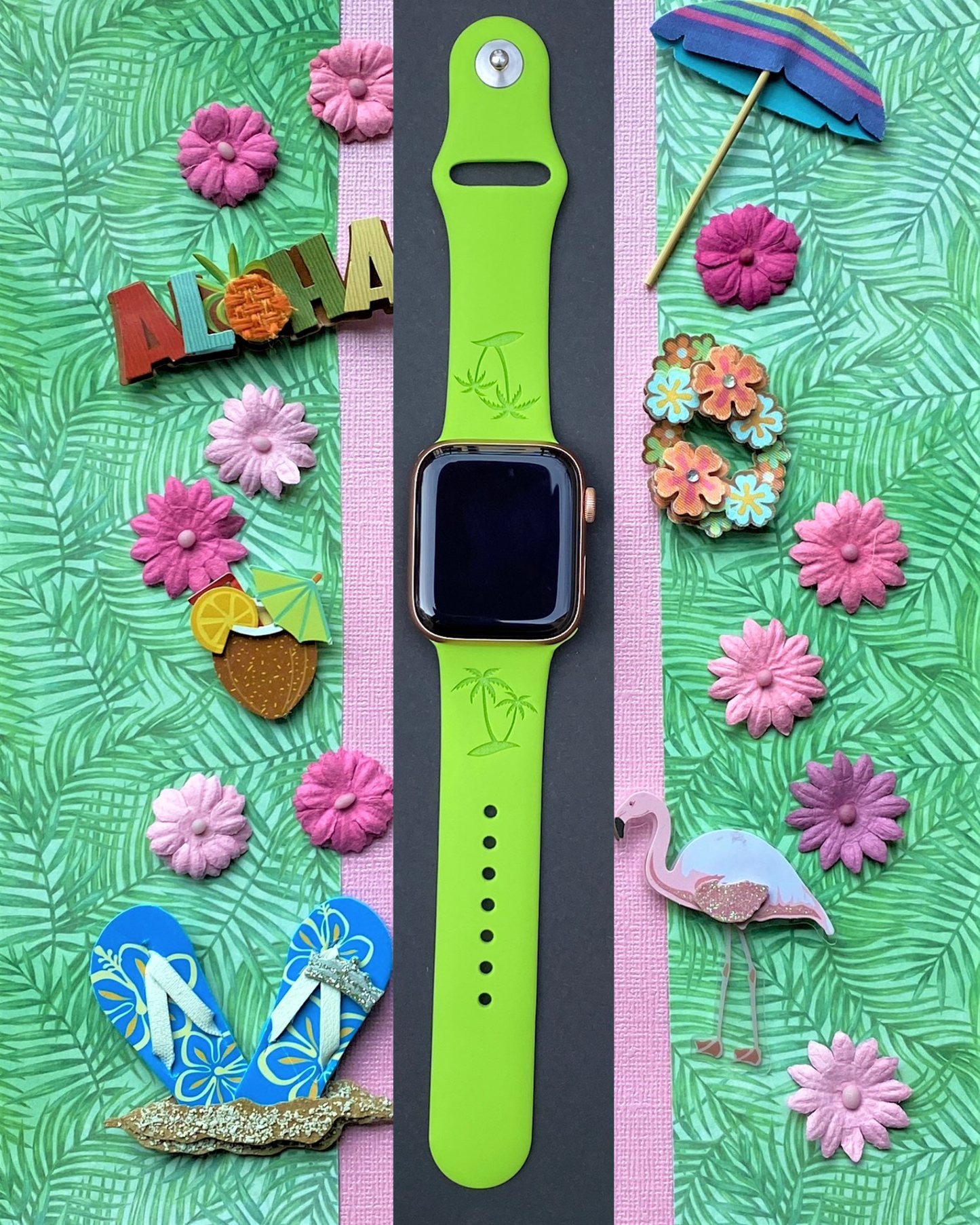 Palm Tree Watch Band For Apple Watch