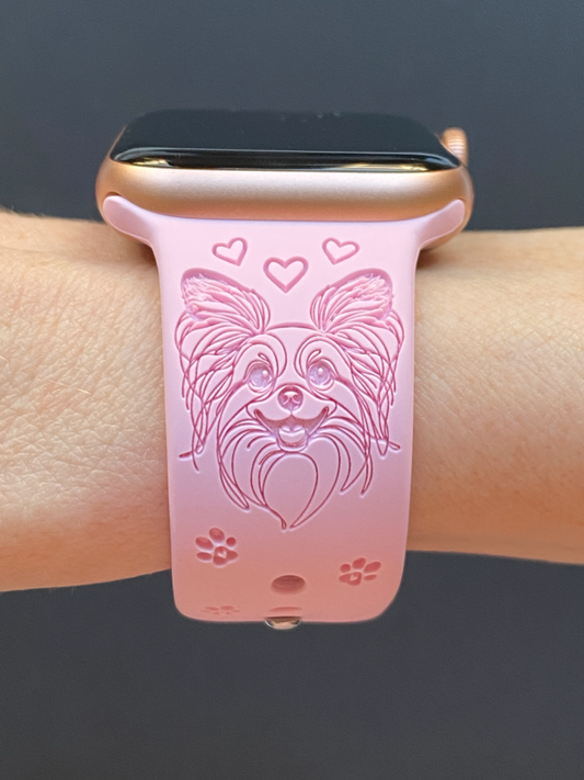 Papillon Dog Watch Band For Apple Watch